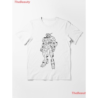 ถูกสุดๆ2022 ข้อเสนอพิเศษ หุ่นยนต์ ผู้ชาย Gundam Barbatos Outline Black Essential T-Shirt คอกลม แฟชั่น  ผ้าฝ้ายแท้ เสื้อย