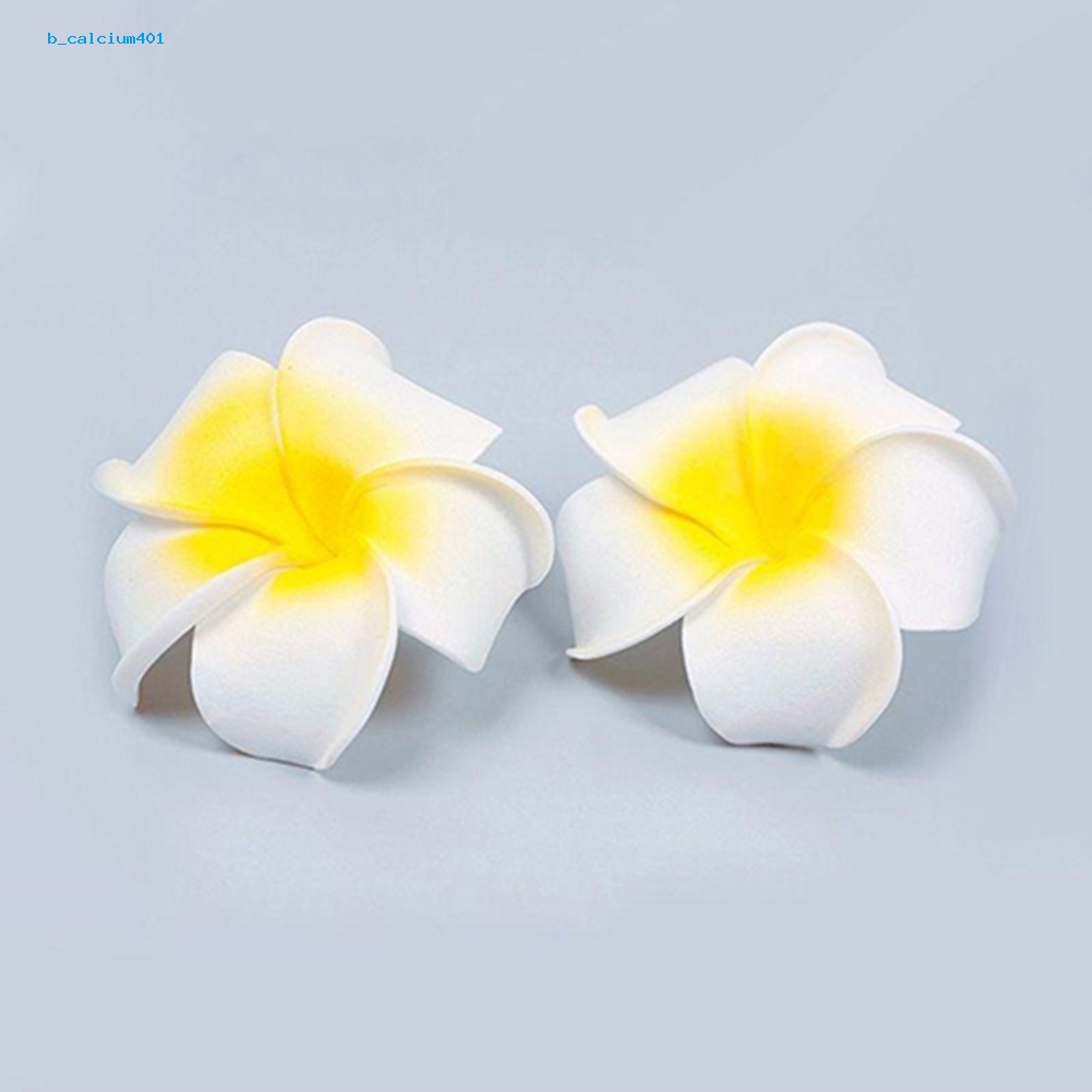 farfi-2-pcs-hawaiian-foam-flower-bridal-wedding-party-hair-clip-white-plumeria-decor