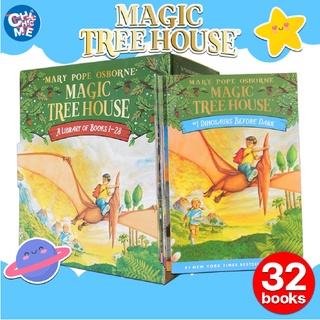 [พร้อมส่ง] Magic Tree House box set 31 book (ฟรีแบบฝึกหัด 1 เล่ม) หนังสือเด็กภาษาอังกฤษ