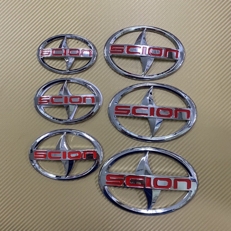 โลโก้-scion-สีชุบโครเมี่ยม-ราคาต่อชิ้น