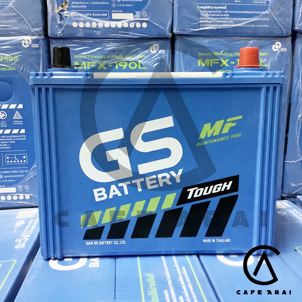 แบตเตอรี่รถยนต์ GS MFX 90L , MFX 90 R (แบตเตอรี่กึ่งน้ำกึ่งแห้ง) 80 ...