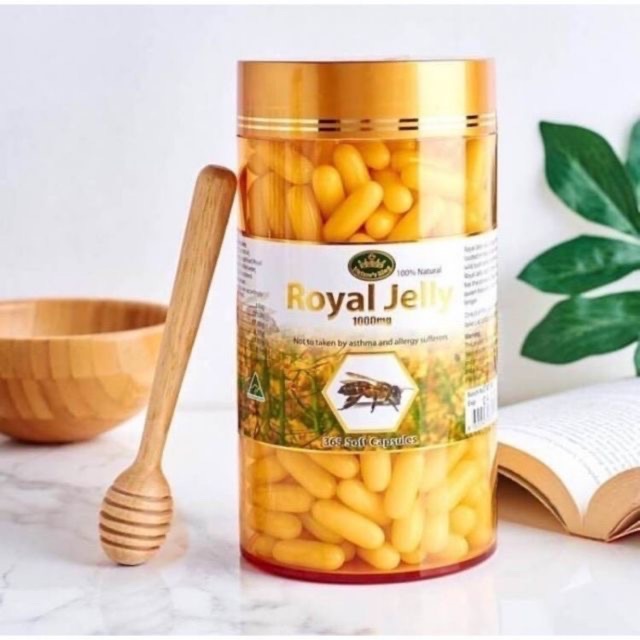 nature-king-royal-jelly-1000mg-120-capsules-อาหารเสริม-นมผึ้ง-นำเข้าจากออสเตรเลีย