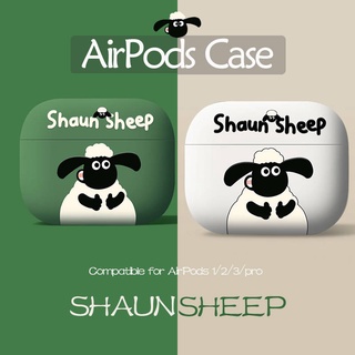 ใหม่ เคสหูฟัง ลายแกะ Shaun น่ารัก สําหรับ AirPods3gen AirPods3 AirPods2gen 2021 2021