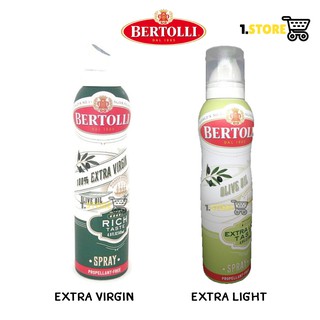 ราคาและรีวิวBertolli Olive Oil Spray เบอร์ทอลลี่ น้ำมันมะกอกสเปรย์ 145ml.