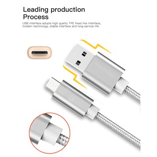 สายชาร์จ 2.4A 1เมตร ชาร์จเร็ว สายชาร์จ Fast Charging Cable 480M Data Cable สำหรับไอ苹果/ Micro USB/Type C OPPO Huawei