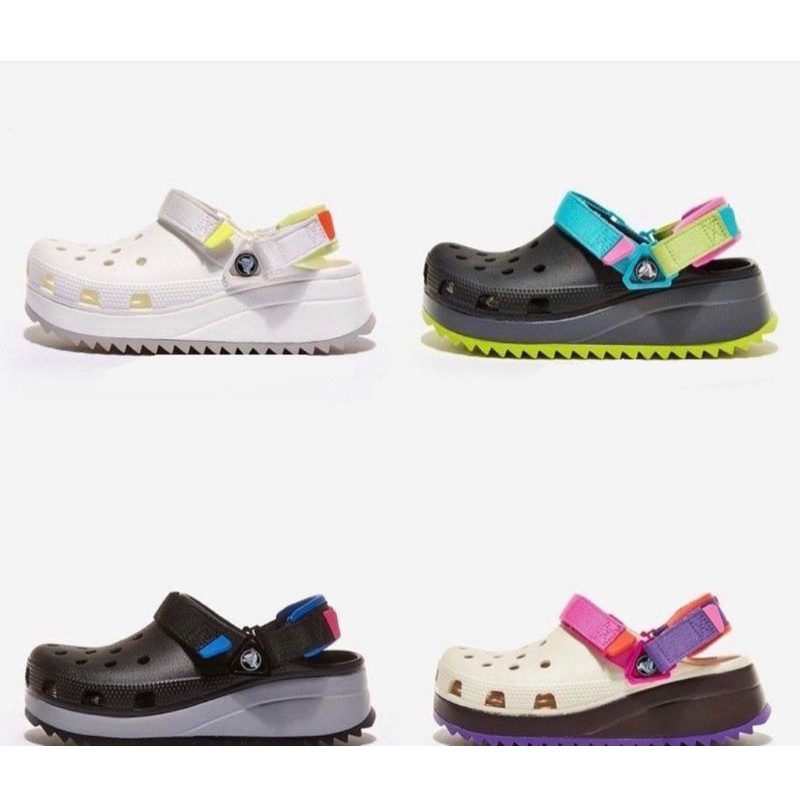 crocs hicker สไตลฺลุยๆ ทรงสปอร์ต ครบไซส์ 36---45 (m4---m10) | Shopee ...