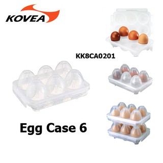 Kovea egg case กล่องใส่ไข่ โคเวียร์ สำหรับพกพา ขนาดใส่ไข่ 6 ใบ เหมาะสำหรับ ห้องครัว ตั้งแคมป์