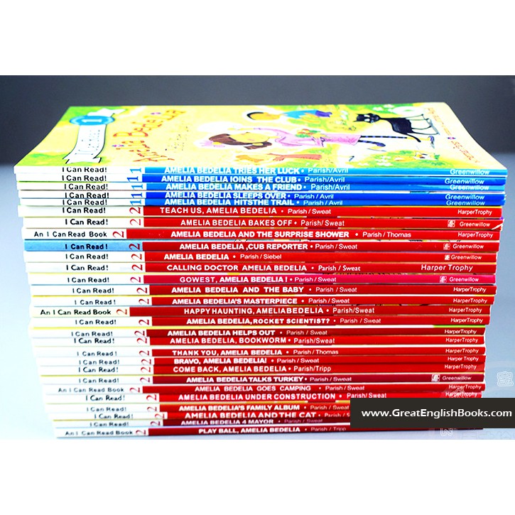 พร้อมส่ง-หนังสือเด็กภาษาอังกฤษ-i-can-read-level-1-2-amelia-bedelia-28-books-เนื้อเรื่องสนุก-อ่านง่าย