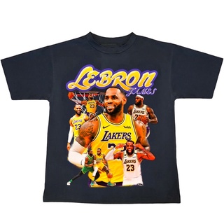 คอลูกเรือSPORTS STARLebron James เสื้อยืดall size