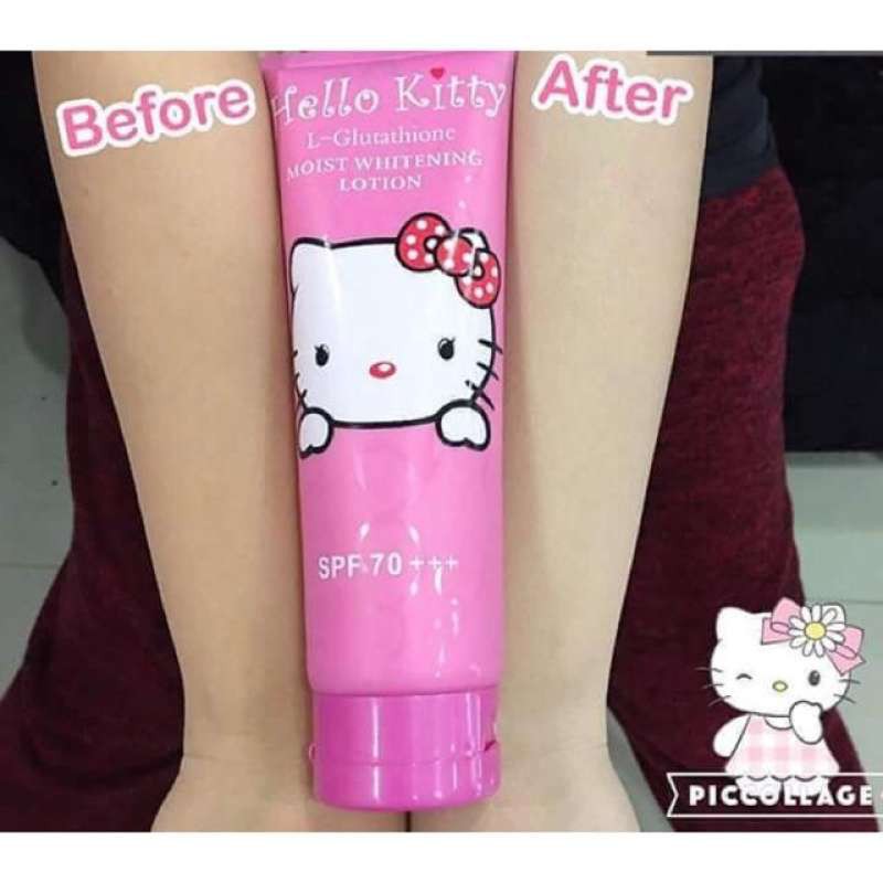 hello kitty l glutathione moist whitening lotion spf 70 มีส่งด่วน)โลชั่น L-Glutathione SPF70 ( 1 หลอด ) Treatments & Masks