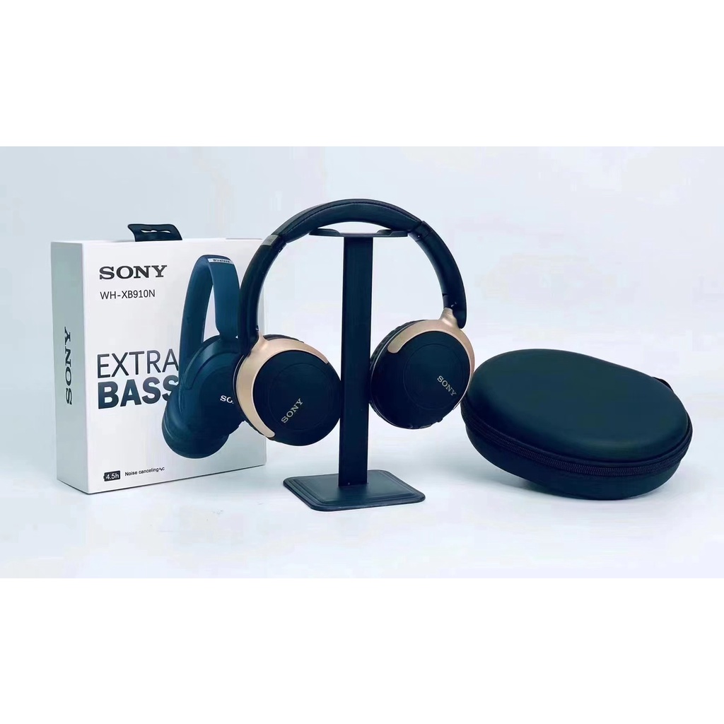 sony-wh-xb910n-หูฟังไร้สายเสียงดี-extra-bass-หูฟังบลูทูธ-แถม-กระเป๋า-bluetooth-headphones-หูฟังบลูทูธครอบห