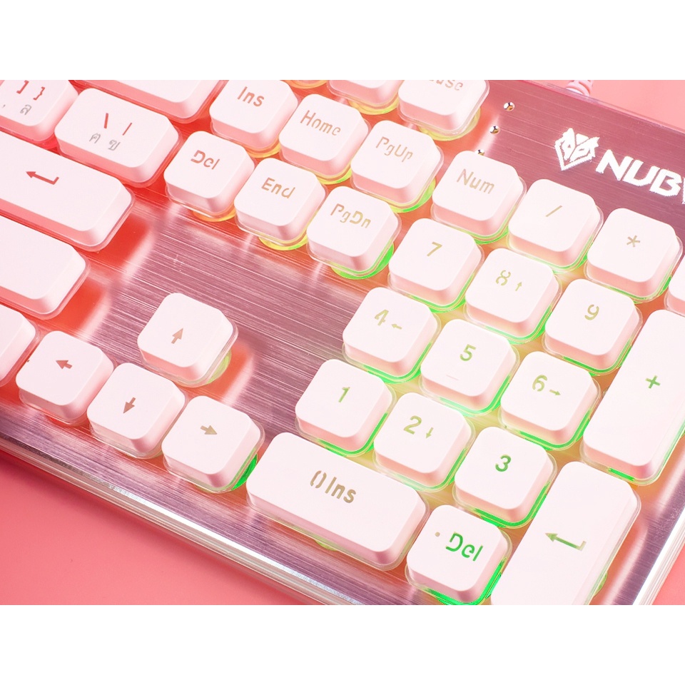 nubwo-gaming-keyboard-fortune-nk-32-คีบอร์ดเกมมิ่ง-ไฟรุ้ง7สี-คีบอร์ดภาษาไทย-ประกันศูนย์-1-ปี