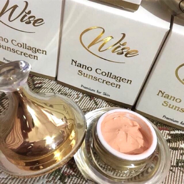 แท้-กันแดด-wises-nano-collagen-sunscreen-กันแดดไวซ์เซสนาโน-ไวซ์เซส-wise-nano