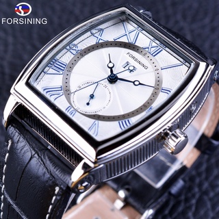 Forsining Men Automatic Watch Top Brand Luxury 2017 Classic Retro Design Luxury Blue Hands Self Winding Mechanical Wrist