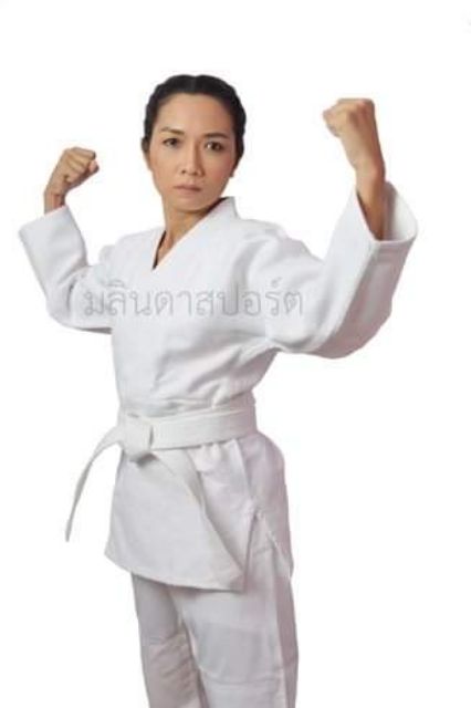 ภาพหน้าปกสินค้าชุดยูโด ชุดยูยิตสู Judo Jujitsu BJJ สีขาว (สินค้าโรงงาน) จากร้าน malindasports บน Shopee