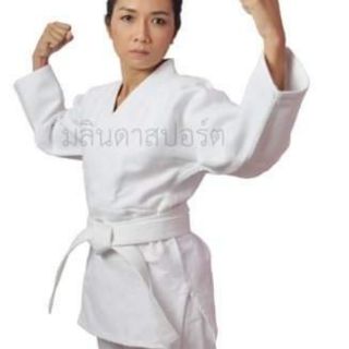 ภาพขนาดย่อของภาพหน้าปกสินค้าชุดยูโด ชุดยูยิตสู Judo Jujitsu BJJ สีขาว (สินค้าโรงงาน) จากร้าน malindasports บน Shopee