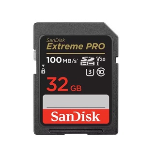 สินค้า 32 GB SD CARD (เอสดีการ์ด) SANDISK EXTREME PRO SDHC UHS-I CARD (SDSDXXO-032G-GN4IN)