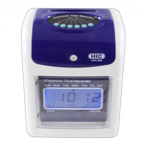 hic-นาฬิกาตอกบัตรพนักงานเข้า-ออก-htr-4200