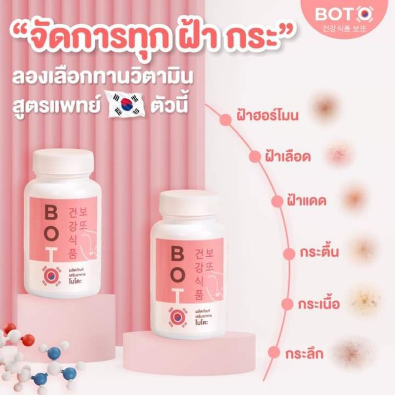 boto-โบโตะ-โบท็อกซ์อัดเม็ด-กระชากฝ้ากระ-เหนียง-หน้าเล็กเรียวลง-กระชับ