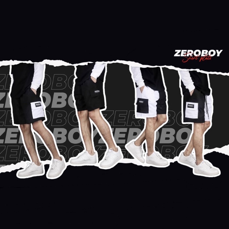 ราคาและรีวิวZEROBOY - กางเกงขาสั้น Cargo short pants