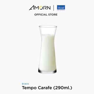 AMORN - (Ocean) B13610 Carafe [1กล่อง(6ใบ)] - แก้วเทมโป คราฟ แก้วโอเชี่ยนกลาส Carafe 10 oz. ( 290 ml.)