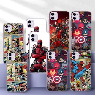 เคสโทรศัพท์มือถือแบบนิ่ม ลายเดดพูล สไปเดอร์แมน 173B สําหรับ OPPO A12 A12E A1K A37 Neo 9 A39 A57 A3s A5 A5 A9 A52 A72 A92 A53 A32 A59 F1s
