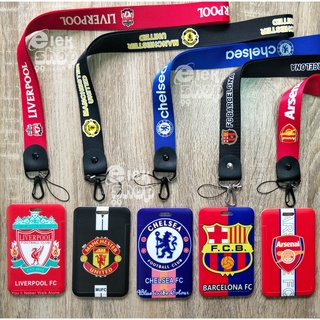 LIVERPOOL | MANCHESTER | CHELSEA | ARSENAL | BARCELONA สายคล้องบัตร สายคล้องบัตร+การ์ดใส่บัตร เชลซีอาร์เซนอลบาร์เซโลน่า