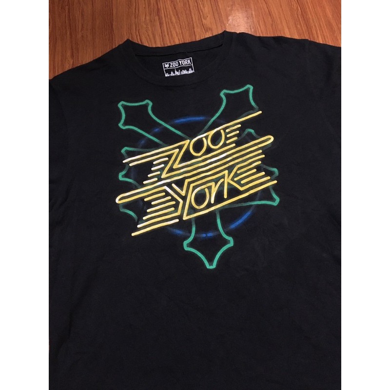 เสื้อยืดสเก็ตมือสอง-zoo-york-size-m-มือ2สามารถปรับแต่งได้