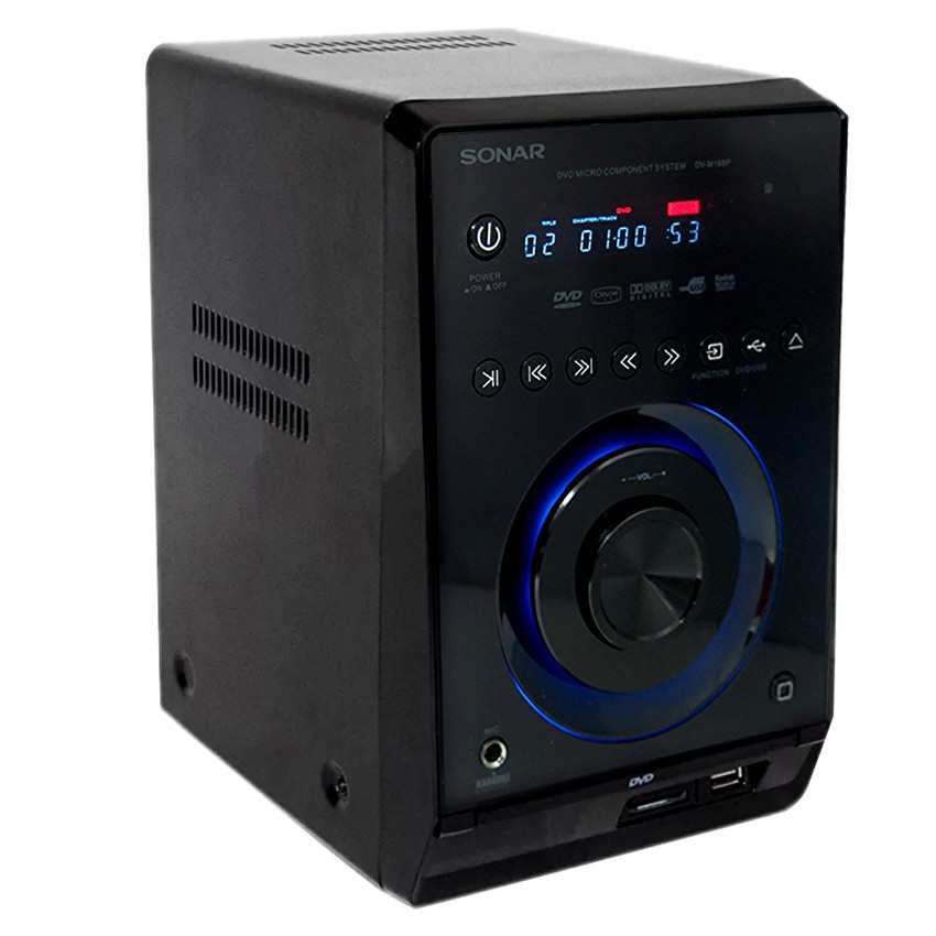 [ELECTROMATE] ชุดเครื่องเล่น MICRO COMPO DVD รุ่น DV-M168P | Shopee ...