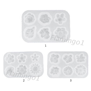 FLGO* DIY Resin Crystal Epoxy Mold Small Flowers Decorations Casting Silicone Mould