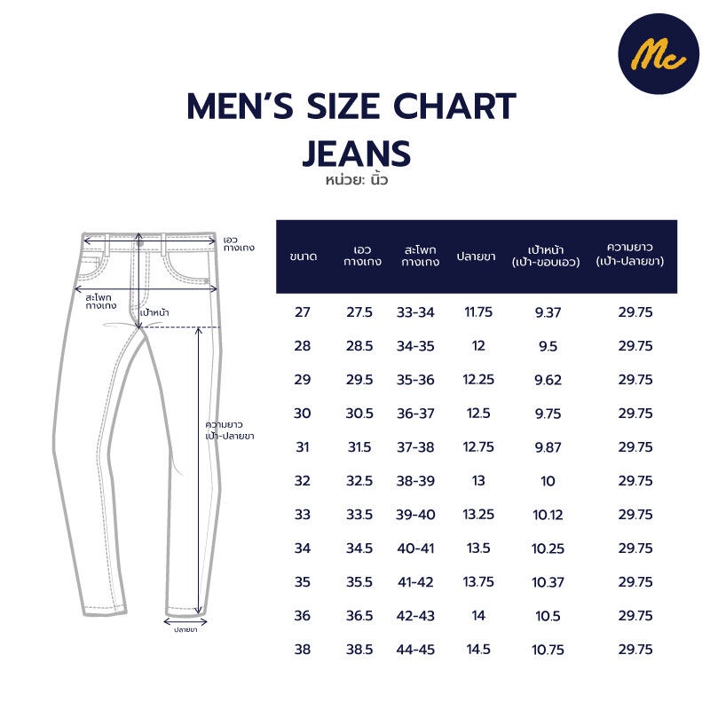 ภาพหน้าปกสินค้าMc JEANS กางเกงยีนส์ผู้ชาย กางเกงยีนส์ แม็ค แท้ ผู้ชาย ทรงขาเดฟ สียีนส์ ทรงสวย กระชับ MBD1193 จากร้าน mc_jeans_officialstore บน Shopee