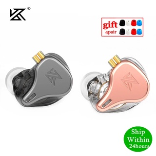 สินค้า Kz × HBB DQ6S ชุดหูฟังอินเอียร์ แบบมีสาย เบส โลหะ HiFi มอนิเตอร์เพลง ZEX PRO EDX PRO ZSX ZAX ZAS MT1 ZS1