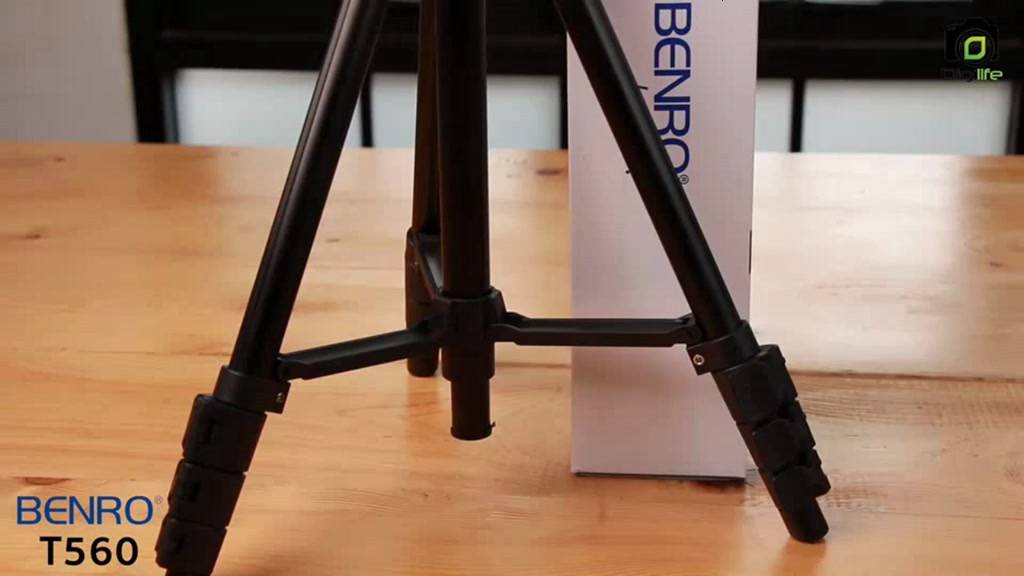 benro-tripod-t560-ขาตั้งกล้องน้ำหนักเบา-เหมากับกล้อง-dslr-มิลเรอร์เลส-คอมแพ็ค-กล้องวิดีโอ