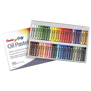 Pentel เพนเทล PHN-50AS  สีชอล์ค 50 สี แท่ง (4711577000107)