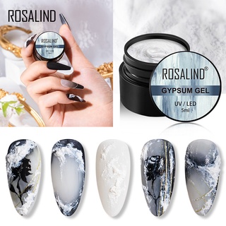 Rosalind โคมไฟยิปซัมเจลสีขาวขนาด 5มล. Uv/Led