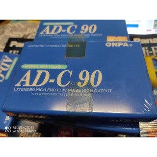 ตลับเทปคาสเซ็ท Onpa AD-C 90 ของใหม่  ความยาว 1.5 ชั่วโมง ใช้กับเครื่องเล่นเทป คาสเซ็ท