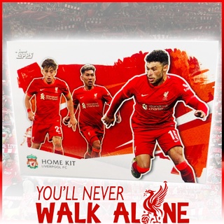 ภาพขนาดย่อของสินค้าการ์ดนักฟุตบอล การ์ดลิเวอร์พูล backdrop ของแท้อังกฤษ UK  Topps Liverpool team set การ์ดสะสม