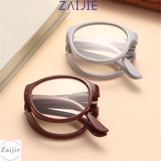 ภาพหน้าปกสินค้าZAIJIE Glasses Case Compact Folding Reading Glasses Portable Lightweight Strength 1.0x ~ 4.0x Eyewear Presbyopic Glasses/Multicolor ที่เกี่ยวข้อง