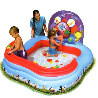 Bestway สระน้ำเป่าลมลาย Mickey Mouse Play center 63x 63x 36 Toy Smart