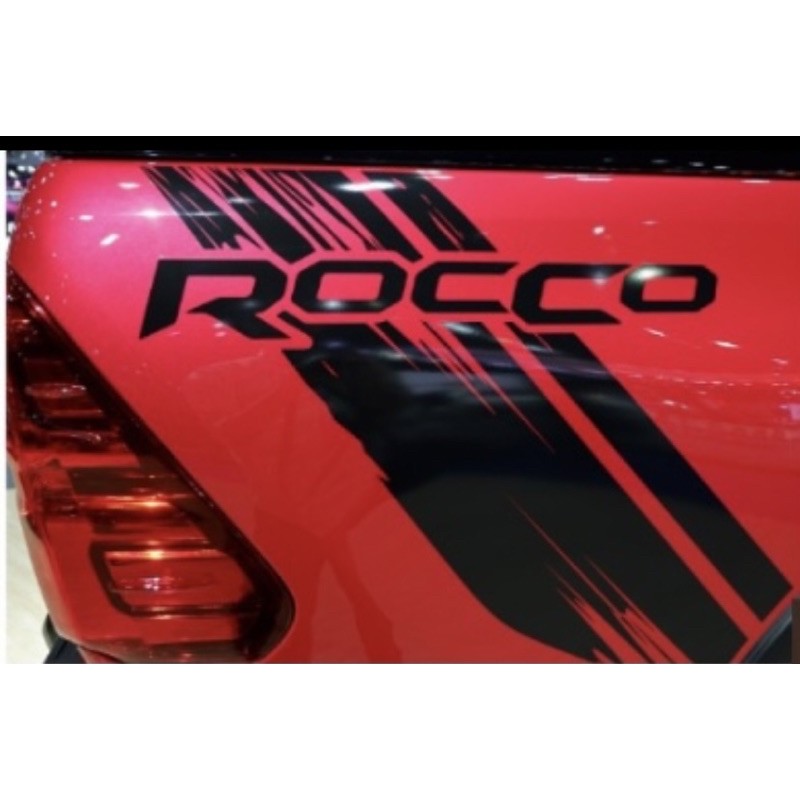 สติ๊กเกอร์*ลายข้าง ROCCO ติดข้างท้ายกระบะ Toyota Hilux Revo ราคาต่อชุด ...