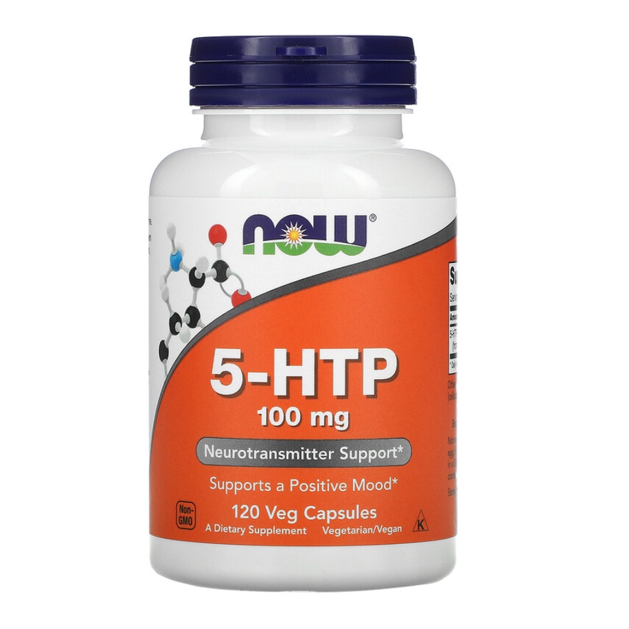 ภาพหน้าปกสินค้าNow Foods, 5-HTP, 100 mg, 120 Vcaps จากร้าน vitaminsale บน Shopee