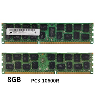 ไมครอน RAM DDR3 8GB 16GB 1333MHz PC3-10600R หน่วยความจำเซิร์ฟเวอร์ 240Pin หน่วยความจำ 1.5V REG ECC หน่วยความจำที่ลงทะเบียน