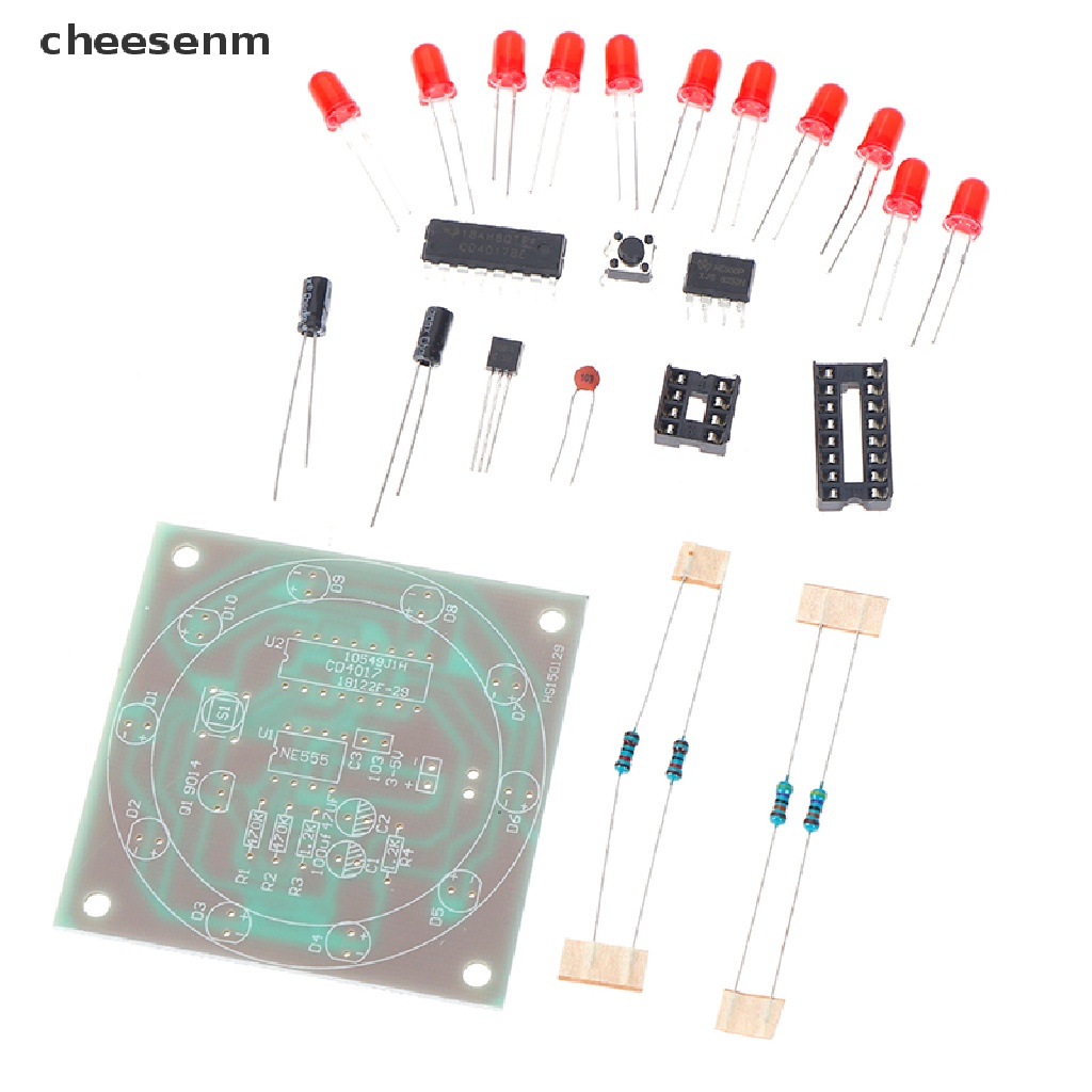 cheesenm-ชุดเครื่องกําเนิดคลื่นไฟฟ้า-led-cd4017-ne555