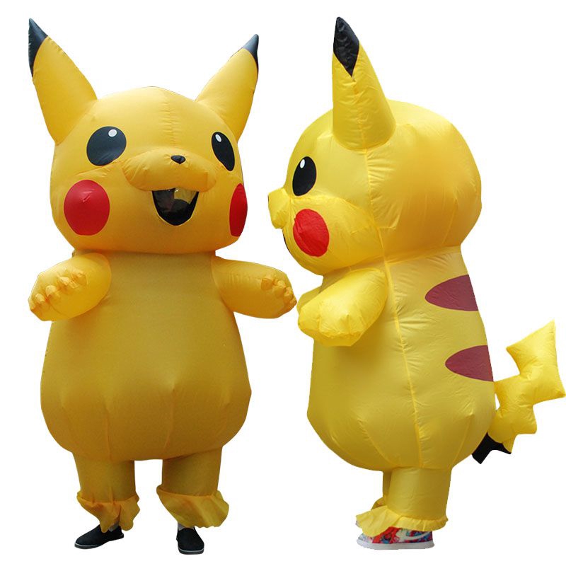 Inflatable Pikachu เครื่องแต่งกายเด็กชุดปาร์ตี้ Fantastic คอสเพลย์ตลก ...