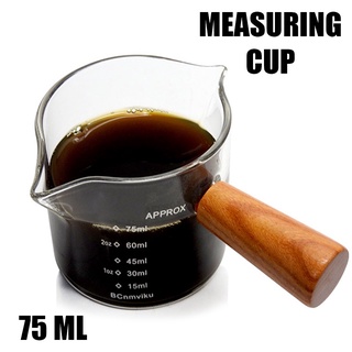 แก้วตวงกาแฟ นม ไซรัป ขนาดเล็ก แก้วเทได้สองด้าน  Measuring cup  anjou
