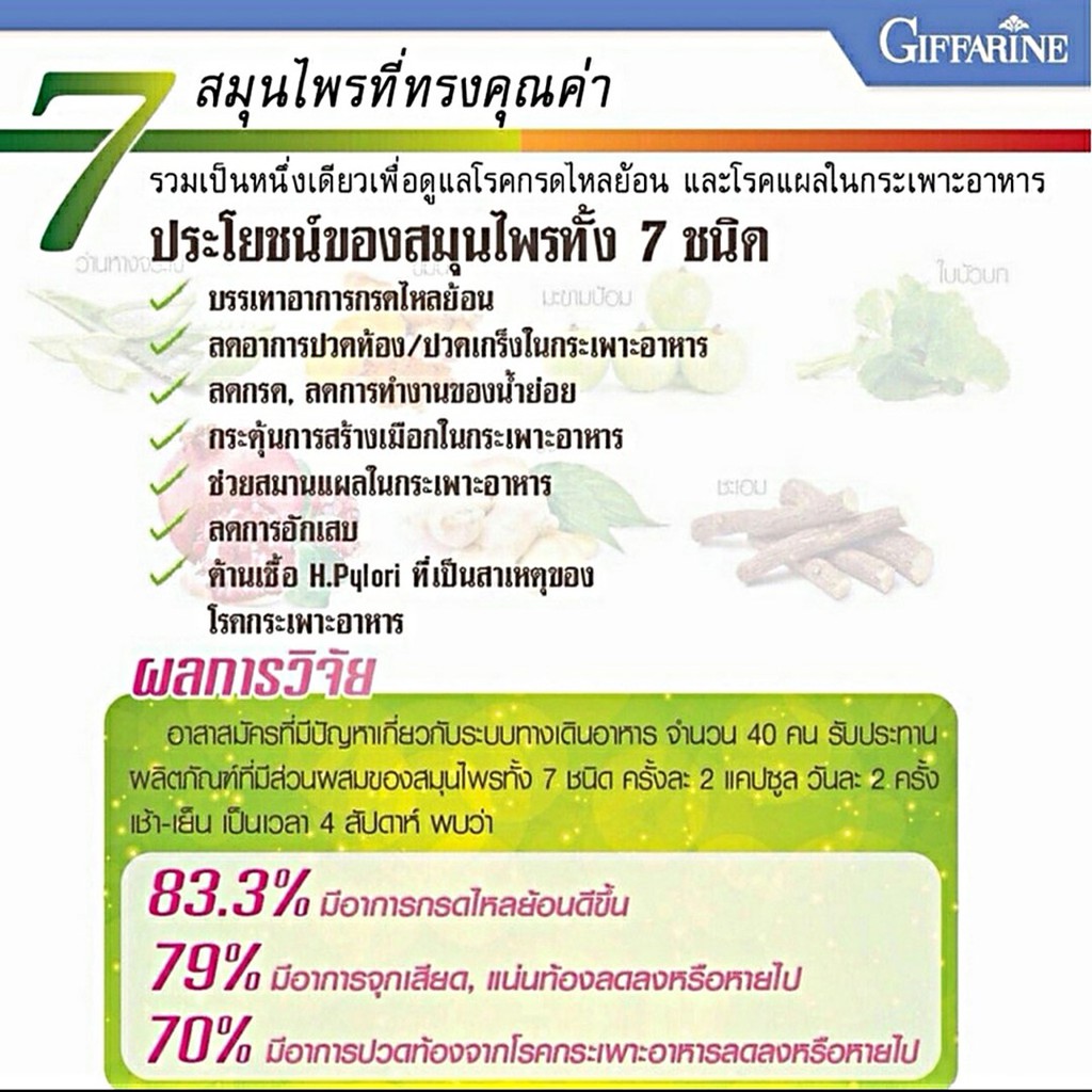 มีโปร-แกสตรา-เฮิร์บ-กิฟฟารีน-อาหารไม่ย่อย-gastra-herb-giffarine