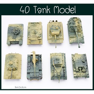 4D Model Tank โมเดลรถถัง ขนาด 1/72 สงครามโลกชุด 1