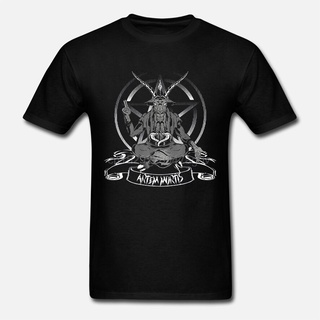 [S-5XL] เสื้อยืด พิมพ์ลาย Blackcraft AntiChrist Goat Satan Baphome สําหรับผู้ชาย 295610