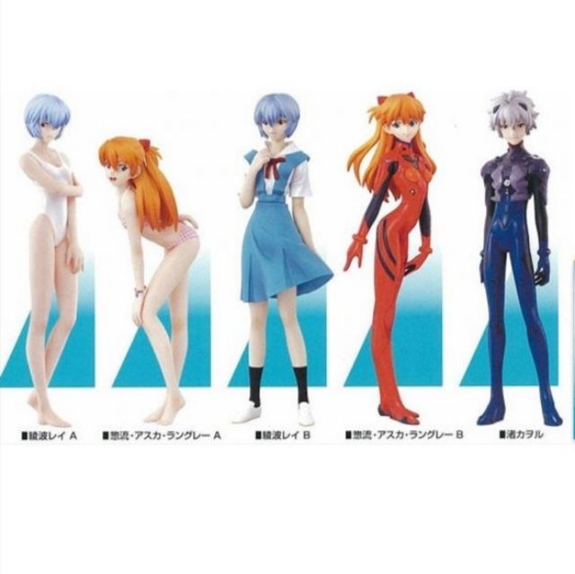 แท้-กาชาปอง-มือ2ไม่มีฐาน-bandai-evangelion-ex-portraits-8-ayanami-rei-white-swim-suite-ver-figure