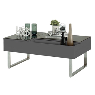 โปรโมชั่น : กทม. 3-5 วัน ส่ง SB Design Square โต๊ะกลางไม้ท๊อปกระจก รุ่น Acadia สีเทา 100X60X40 ซม. แบรนด์ KONCEPT FURNITURE